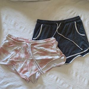 2 pairs of stretchy shorts. Selling as Bundle!
